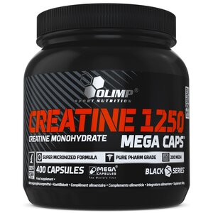 Monohydrat kreatyny OLIMP 1250 Mega Caps (400 kapsułek)