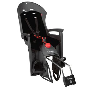 Fotelik rowerowy HAMAX Siesta Tylny Rura podsiodłowa 22kg Szaro-czarny
