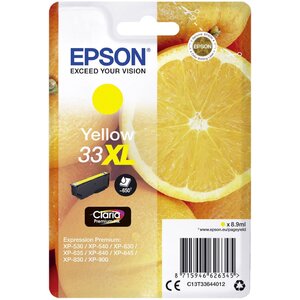 Tusz EPSON T3364 33XL Żółty 8.9 ml C13T33644012