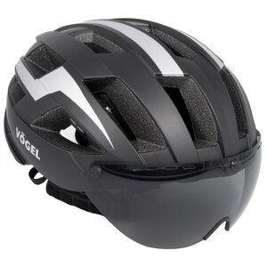 Kask VÖGEL VKA-927 Czarno-srebrny (rozmiar S/M)