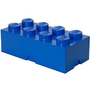 Pojemnik na LEGO klocek Brick 8 Niebieski 40041731
