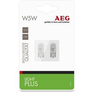 Żarówka samochodowa AEG W5W (2 szt.)