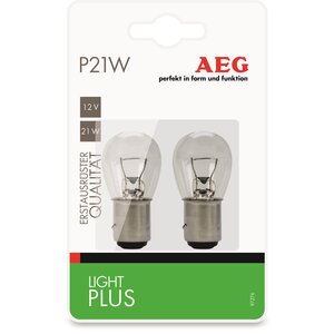 Żarówka samochodowa AEG Light Plus P21W (2 szt.)