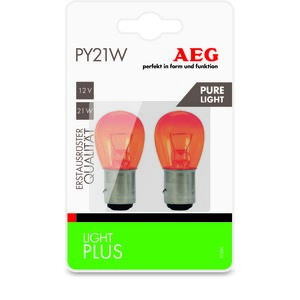 Żarówka samochodowa AEG Light Plus PY21W (2 szt.)