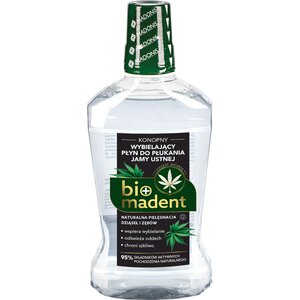 Płyn do płukania jamy ustnej BIO MADENT Wybielający Konopny 500 ml