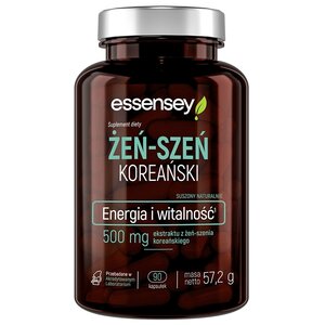 Żeń-szeń ESSENSEY Koreański (90 kapsułek)