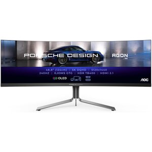 Monitor AOC Agon Pro PD49 49 QD-OLED 5120x1440px 240Hz 0.03 ms [GTG] Curved