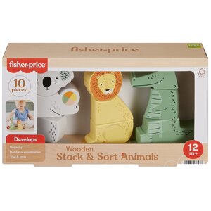 Zabawka edukacyjna FISHER PRICE Układaj i sortuj zwierzątka HXV04