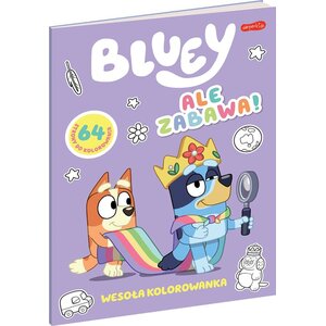 Kolorowanka Bluey Ale zabawa (miękka okładka)