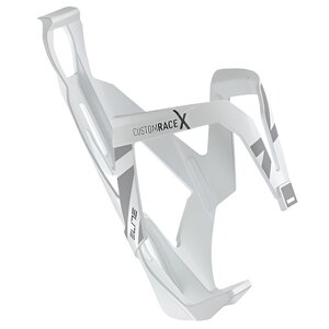 Koszyk na bidon ELITE Custom Race X Biało-szary