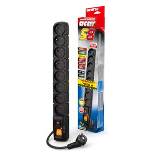 Listwa ACAR S8 (3 m) Czarny