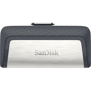 Pendrive SANDISK Ultra Dual Drive 128GB, USB-C / USB 3.2 Gen. 1 (USB 3.0), Odczyt 150 Mb/s