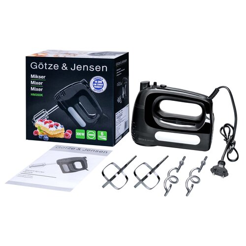 Mikser GÖTZE & JENSEN HM350K Czarny 300W TRYB TURBO