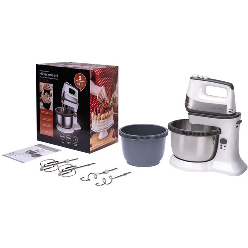 Mikser z misą GÖTZE & JENSEN HM502BM (2 MISY W ZESTAWIE)