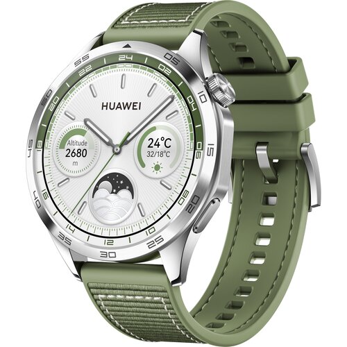Smartwatch HUAWEI Watch GT 4 Green 46mm Srebrno zielony sklep internetowy Avans.pl