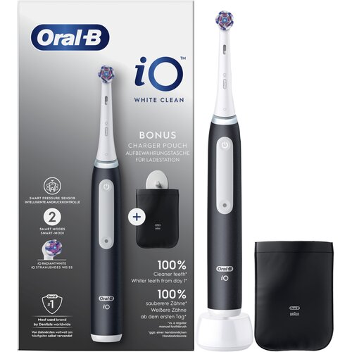 Szczoteczka magnetyczna ORAL-B iO White Clean Czarny
