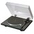 Gramofon DENON DP-300F Czarny Lakier,Automatyczny,Napęd paskowy,Pokrywa w zestawie,Prędkość odtw. 33 1/3,45 obr./min
