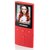 Odtwarzacz mp3 HYUNDAI MPC501GB4FMR 4GB Czerwony