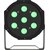 Party Light FRACTAL Lights Par LED 7 x 9 W