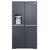 Lodówka HAIER HCR7918EIMB Cube Series 7 Absolute Ice Side by Side No frost 177.5cm Szczotkowana czerń Kostkarka Podajnik wody