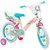 Rower dziecięcy TOIMSA Hello Kitty 16 cali dla dziewczynki Pudrowy róż