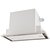 Okap AKPO WK-10 Neva Glass 60 Inox/białe szkło 555m3/h 67dB klasa C