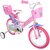 Rower dziecięcy DINO BIKES Świnka Peppa 14 cali dla dziewczynki Różowy