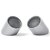 Magnetyczny głośnik mobilny LEXON Ray Speaker LA132RA3 Srebrny (2szt.)