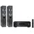 Zestaw stereo YAMAHA R-S202D + INDIANA LINE Tesi 561 Czarny