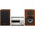 Wieża DENON D-M41 DAB+ Srebrno - Wiśniowa, Odtw.CD/-R/-RW/MP3, BT, Funkcja optymalizacji głośników, Regulacja tonów, FM