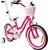 Rower dziecięcy SUN BABY Heart Bike 14 cali dla dziewczynki Malinowy