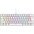 Klawiatura RAMPAGE Plower K60 Biały