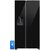Lodówka SAMSUNG AI RS80F64JEBEO Side by Side No Frost 178.6cm Kostkarka Dystrybutor wody Czarne szkło Auto open