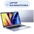 Laptop ASUS Vivobook X1502VA-BQ681W 15.6 IPS i5-13420H 16GB RAM 512GB SSD Windows 11 Home
