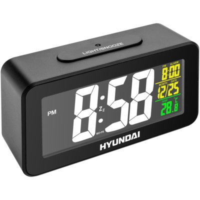 Budzik HYUNDAI AC 322 B Czarny-Zdjęcie-0
