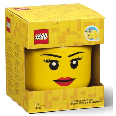 Zdjęcia - Pozostałe zabawki Lego Pojemnik na  mała głowa Dziewczynka Żółty 40311725 