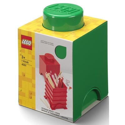 Zdjęcia - Pozostałe zabawki Lego Pojemnik na  klocek Brick 1 Zielony 40011734 
