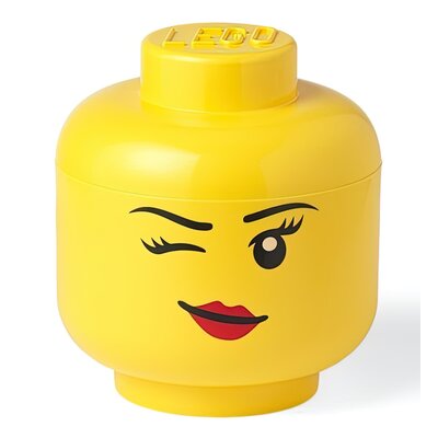 Zdjęcia - Pozostałe zabawki Lego Pojemnik na  duża głowa Dziewczynka Oczko Żółty 40321727 