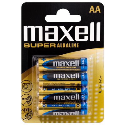 Baterie AA LR6 MAXELL Super Alkaline (4 szt.)