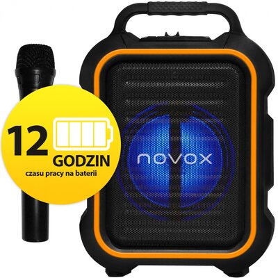 Фото - Акустична система Novox Power audio  Mobilite Czarno-pomarańczowy 