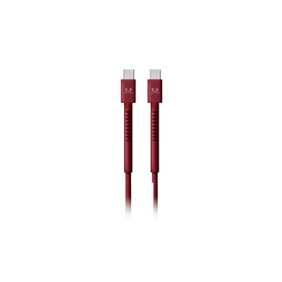 Kabel USB Typ-C - USB Typ-C FRESH N REBEL 1.5 m Ruby Red Bordowy