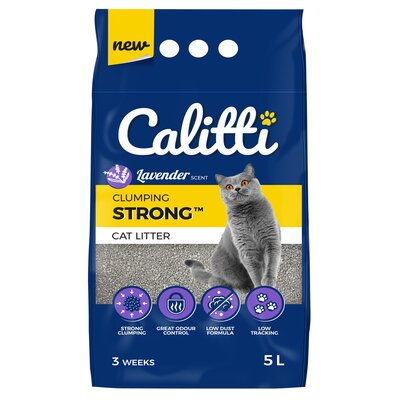 Фото - Котячий наповнювач Strong Żwirek dla kota CALITTI  Lavender 5 L 