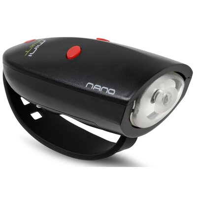Фото - Велоліхтар no brand Lampka rowerowa HORNIT Nano Czarny 