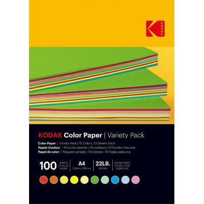 Zdjęcia - Papier Kodak  fotograficzny  Mix 10 kolorów 100 arkuszy 