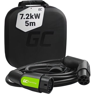 Фото - Зарядний кабель для електромобіля Green Cell Kabel do ładowania samochodu elektrycznego  GC EV09 gniazdo Typ 