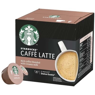 Фото - Кава Starbucks Kapsułki  Caffe Latte do ekspresu Nescafe Dolce Gusto 