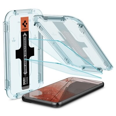 Zdjęcia - Szkło / folia ochronna Spigen Szkło hartowane  Glas.TR EZ Fit 2-Pack do Samsung Galaxy S22 