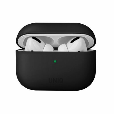 Фото - Чохол для навушників Uniq Etui na słuchawki  Lino do Apple AirPods Pro Czarny 