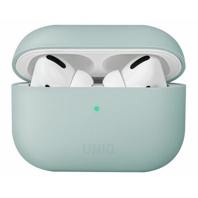 Фото - Чохол для навушників Uniq Etui na słuchawki  Lino do Apple AirPods Pro Miętowy 