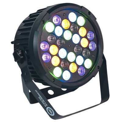 Zdjęcia - Sprzęt oświetleniowy Reflektor LIGHT4ME Black Par 30x3W RGBA-UV LED